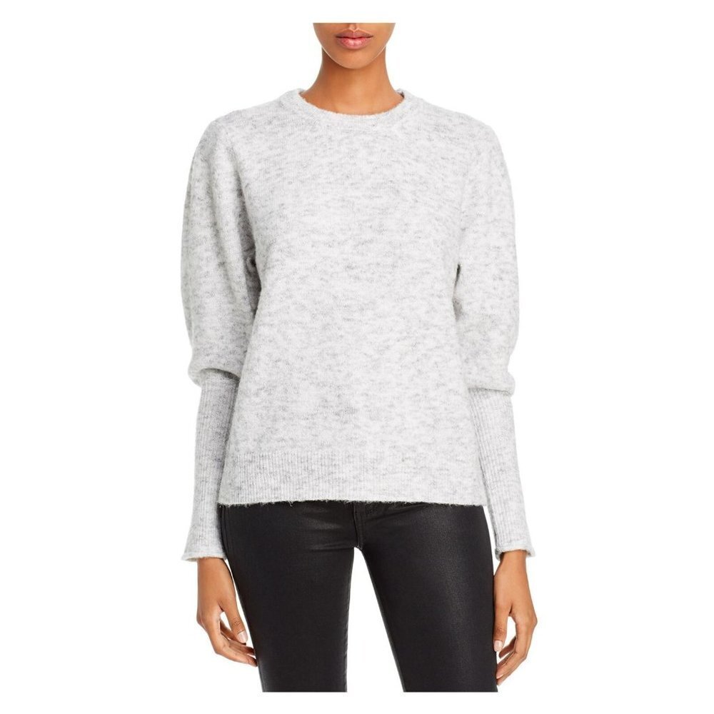 NWT New AQUA Curve Bloomingdales Grey Mélange Long Sleeve Sweater Size 2X